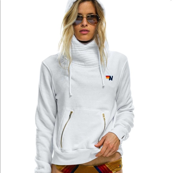 Aviator Nation Tops - Aviator Nation - rare white Ninja Hoodie!